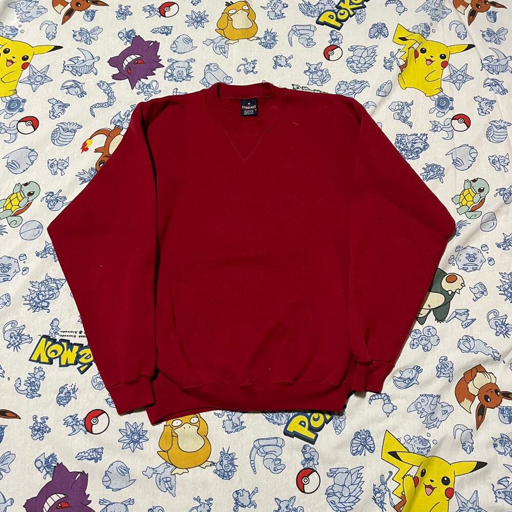 Vintage 90s Andhurst Red Blank Sweatshirt